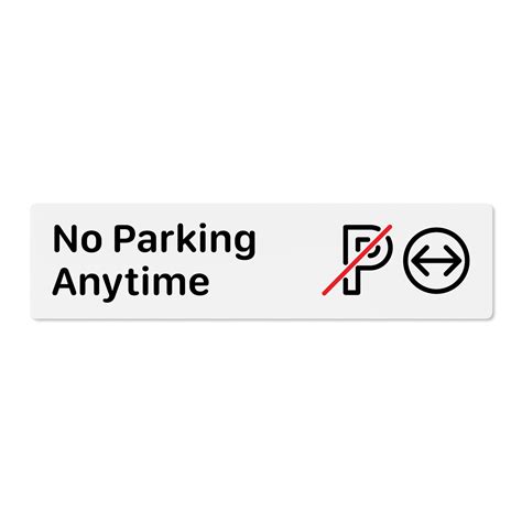 Buy No Parking Anytime Signage
