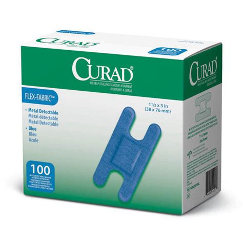 Curad Flex Fabric Food Service Bandages Knuckle 1 12 X 3