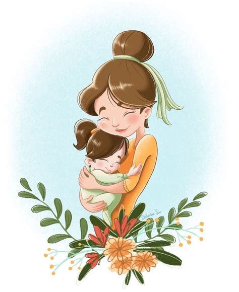 Día De La Madre Ilustraciones Arte Infantil Cosas Lindas Para