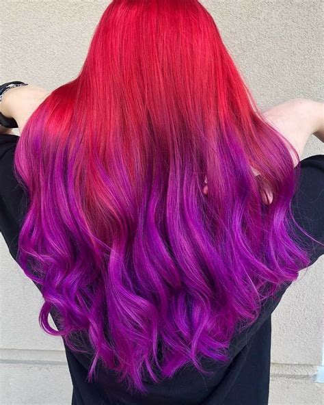 Beautiful Color Tones Violet Hair Colors Red Violet Hair Color