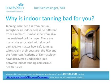 Joel Schlessinger Md Faq The Risks Of Indoor Tanning