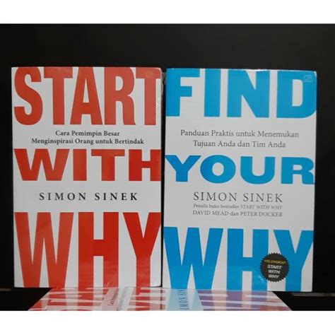 Jual Buku Start With Why And Find Your Why By Simon Sinex Indonesia