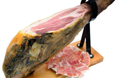 Iberian Ham Typical Spanish Dish Stock Photo Image Of Iberian Lunch