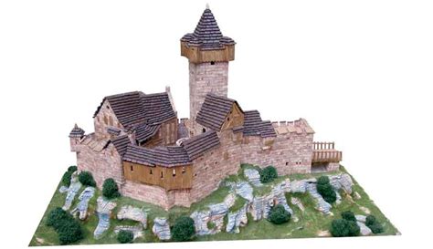 Die kanten der figuren wurden mit dem feinbohrschleifer gebrochen. Modellbau Burg selber bauen | HERfast Shop