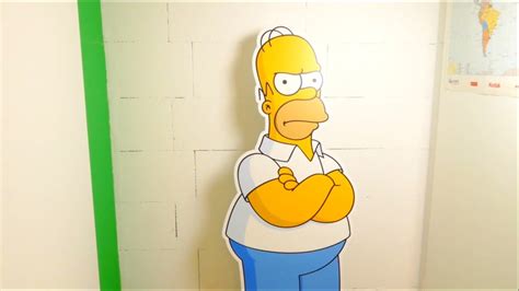 The Simpsons Homer Cardboard Cutout Cm Lifesize Youtube
