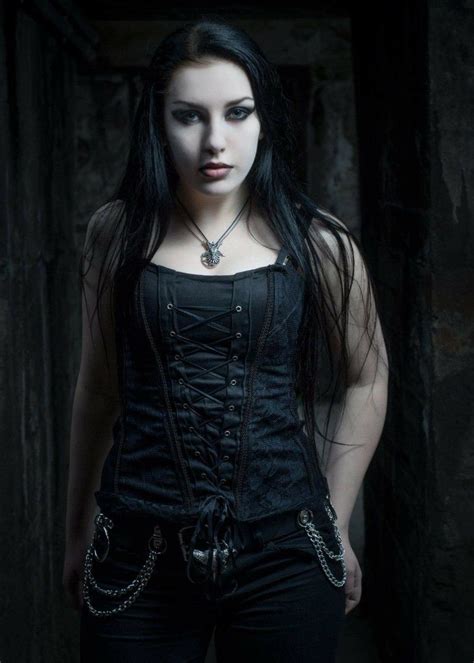 pin by laurie angel gothic raider an on baph o witch model gothic metal girl goth beauty