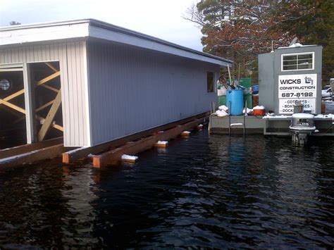 Replacing Your Dock Under An Existing Boathouse | Muskoka Dock Builder ...