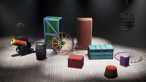 Circus Props Collection In Props Ue Marketplace