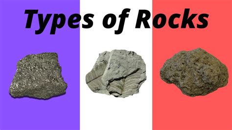 3 Main Types Of Rocks Youtube