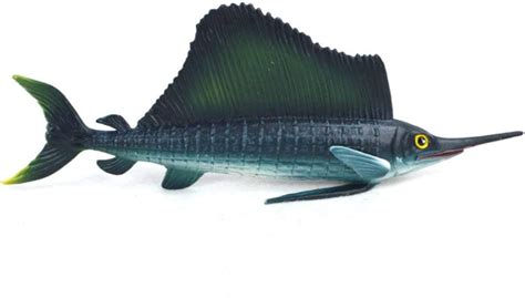 21cm Sailfish Realistic Sea Animal Model Solid Plastic