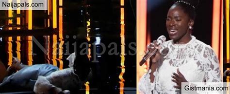 video of american idol contestant funke lagoke collapsing on stage gistmania