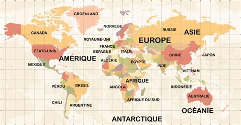 Carte Du Monde A Imprimer Info Voyage Carte Plan