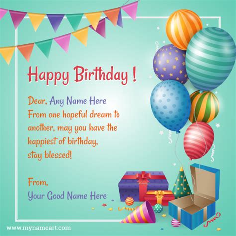 Happy Birthday Wishes Greeting Card With Name Photo E Vrogue Co