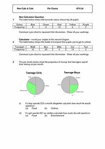 Pie Charts Worksheet For 6th 8th Grade Lesson Planet