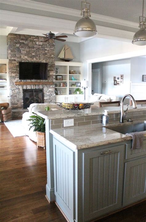 Details include how to cut into a granite couintertop, a method for tapping into existing water supply. 25 Impressive Kitchen Island With Sink Design Ideas ...