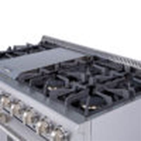 Dual fuel ranges are available in a variety of sizes and materials these days. Thor Kitchen HRD4803U 48 Inch Dual Fuel Range Sealed ...