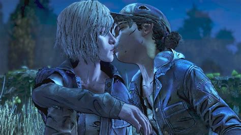 Clementine Kiss Violet Full Romance Scene The Walking Dead The Final