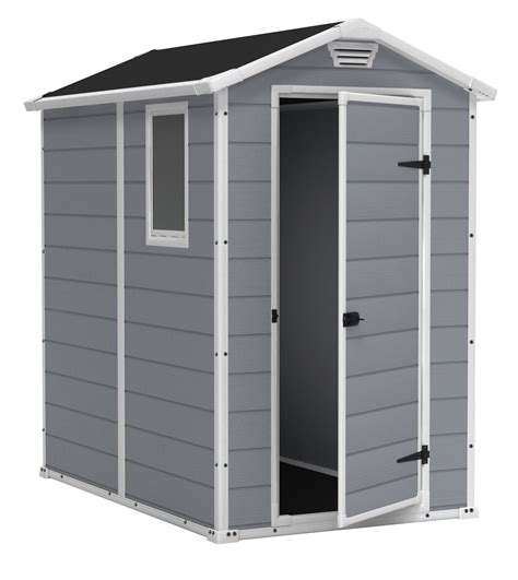 Keter Manor 4 X 6 Resin Storage Shed All Weather Plastic Outdoor