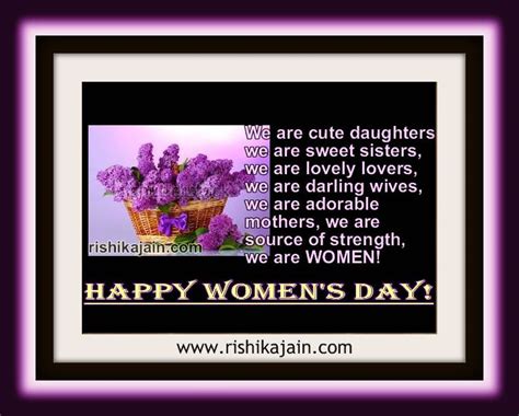 The world celebrates international women's day on march 8th. Happy Women's Day,whatsapp status,messages,quotes ...