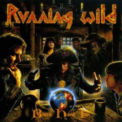 It is a loose concept album about a resurrected man, against a backdrop of piracy, foreseeing. Album «Black Hand Inn», par Running Wild