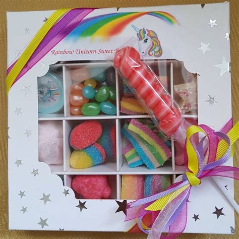 Unicorn Sweets Rainbow Sweet T Box Candy Unicorn Etsy Candy Kit