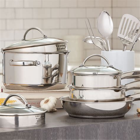 12 Pc Stainless Steel Cookware And Utensil Set Cookware And Kitchen