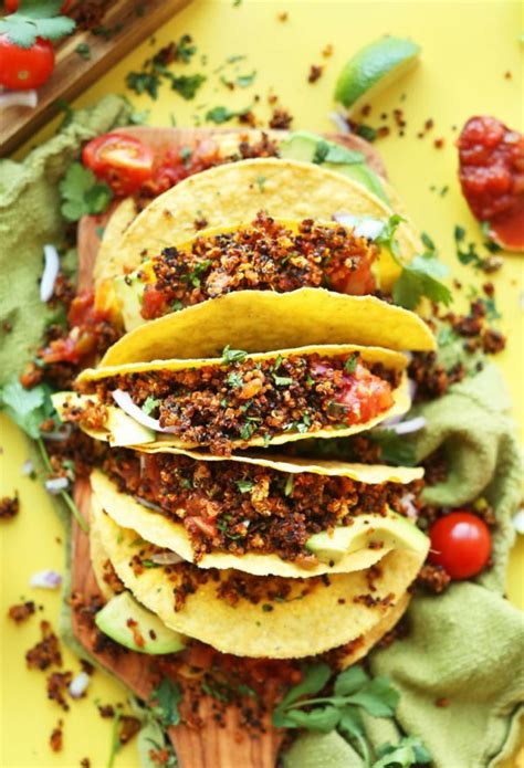 The main meal is dinner, which is usually between 6 and 7 p.m. QUINOA TACO MEAT | Were you a picky eater as a kid? I was ...