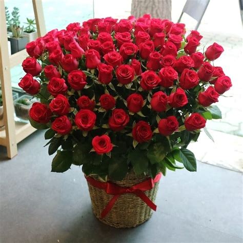 These fruit baskets say it all. Standing Rose Basket (100 Premium Roses) - Flower Gift ...