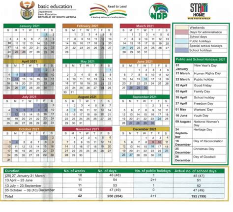 Here Is The New 2021 School Calendar For South Africa Ogeneafrican