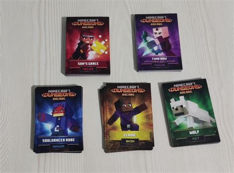 Minecraft Dungeon Arcade Cards Hobbies And Toys Toys And Games On Carousell