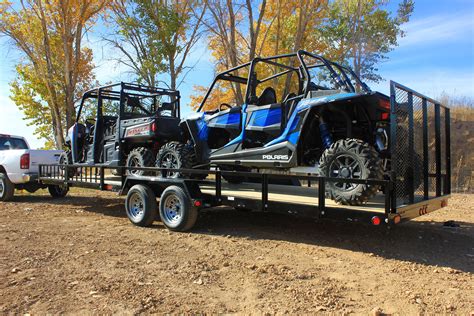 Echo 26 Advantage Atv Utv Side By Side Trailer With Two Full Size