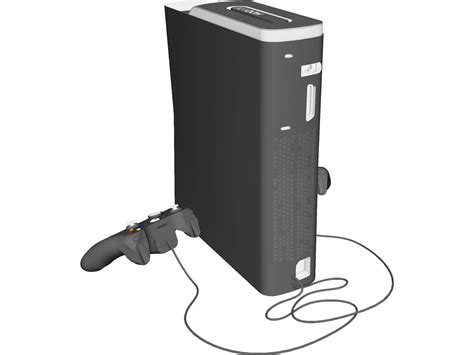 Xbox 360 Game Console 3d Model 3dcadbrowser