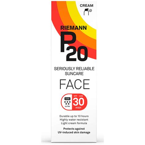 Riemann P20 Spf30 Face Sun Cream 50g | ModeSens