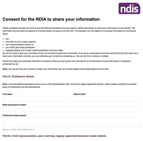 Ndis Forms And Templates Stunning Templates
