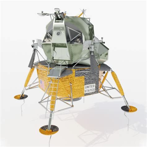 Lunar Module 3d Model Ubicaciondepersonascdmxgobmx