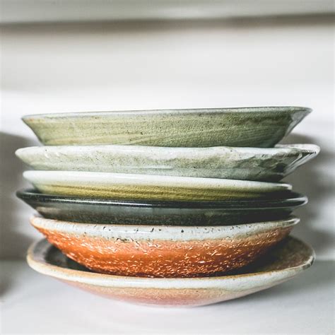 Ridgeline Pottery Tasmania Ceramic Pottery Watermelon Fold Dishes