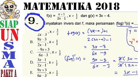 Maybe you would like to learn more about one of these? Cara Mengerjakan Fungsi Invers Pecahan - Guru Ilmu Sosial