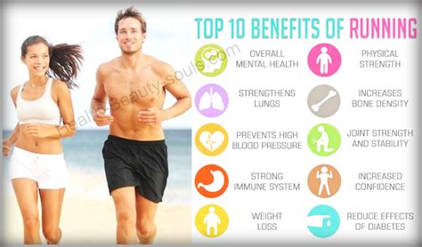 Health And Beauty Souls Top Ten Running Benefits Weight Loss Cardio