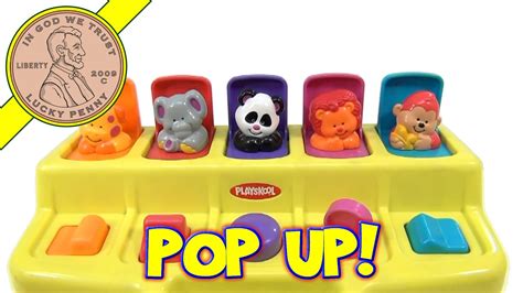 Playskool Busy Basics Poppin Pals Pop Ups Animals 1995 Hasbro Toys