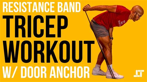 Resistance Band Tricep Workout 6 Tricep Exercises With Door Anchor