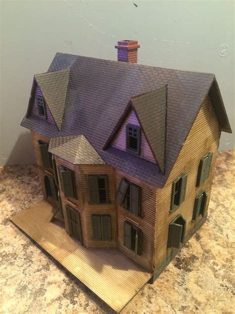 Gallery Pictures Model Power Haunted House Kit HO Scale Model Railroad
