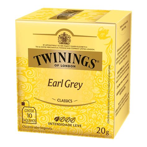 Chá Twinings Earl Grey 20g Casa Santa Luzia