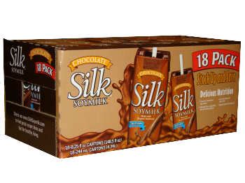 Reminiscent to the decadent french silk pie, our flavored coffee treats you to the same savory flavors of smooth milk chocolate, fluffy whipped topping, and dark chocolate curls. Silk Chocolate Soy Milk Single Serve 18/8.25 oz Silk Chocolate Soy Milk Single Serve aseptic ...