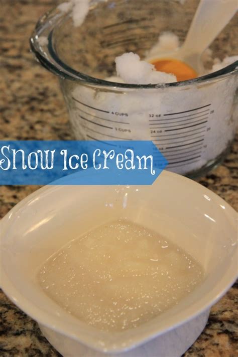 Snow Ice Cream Recipe Bargainbriana
