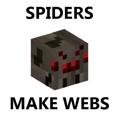 Spiders Make Webs Source Mods Minecraft
