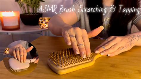 ASMR Hair Brush Bristle Scratching Tapping Sounds To Help You