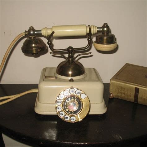 Vintage French Style Phone Ornate Rotary Dial Telephone Etsy French