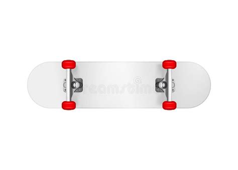 White Skateboard Bottom Composition Stock Vector Illustration Of Deck