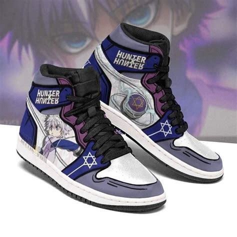 Killua Shoes Hunter X Hunder Sneakers Anime Custom Jd Vinny Shop In