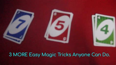 3 More Easy Magic Tricks Anyone Can Do Youtube